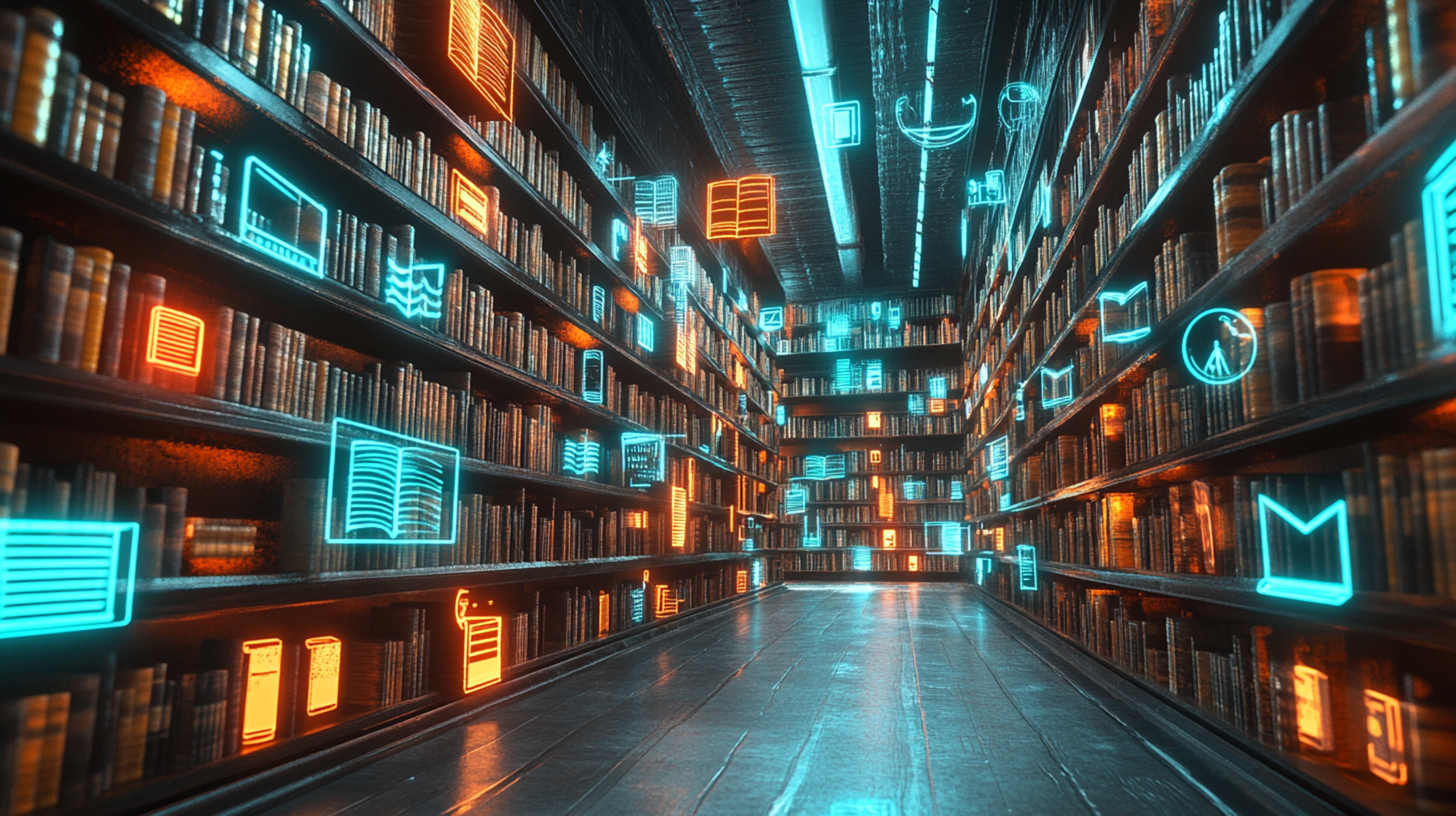 Course material library