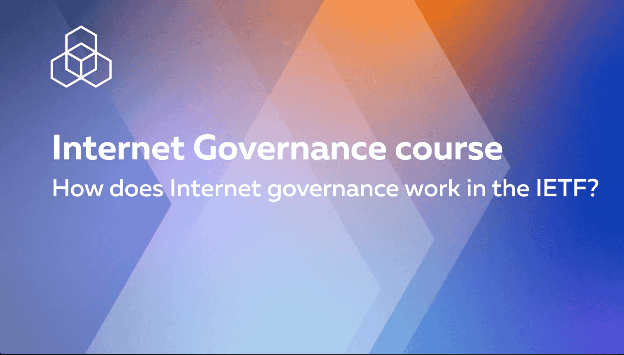 How does Internet governance work in the IETF