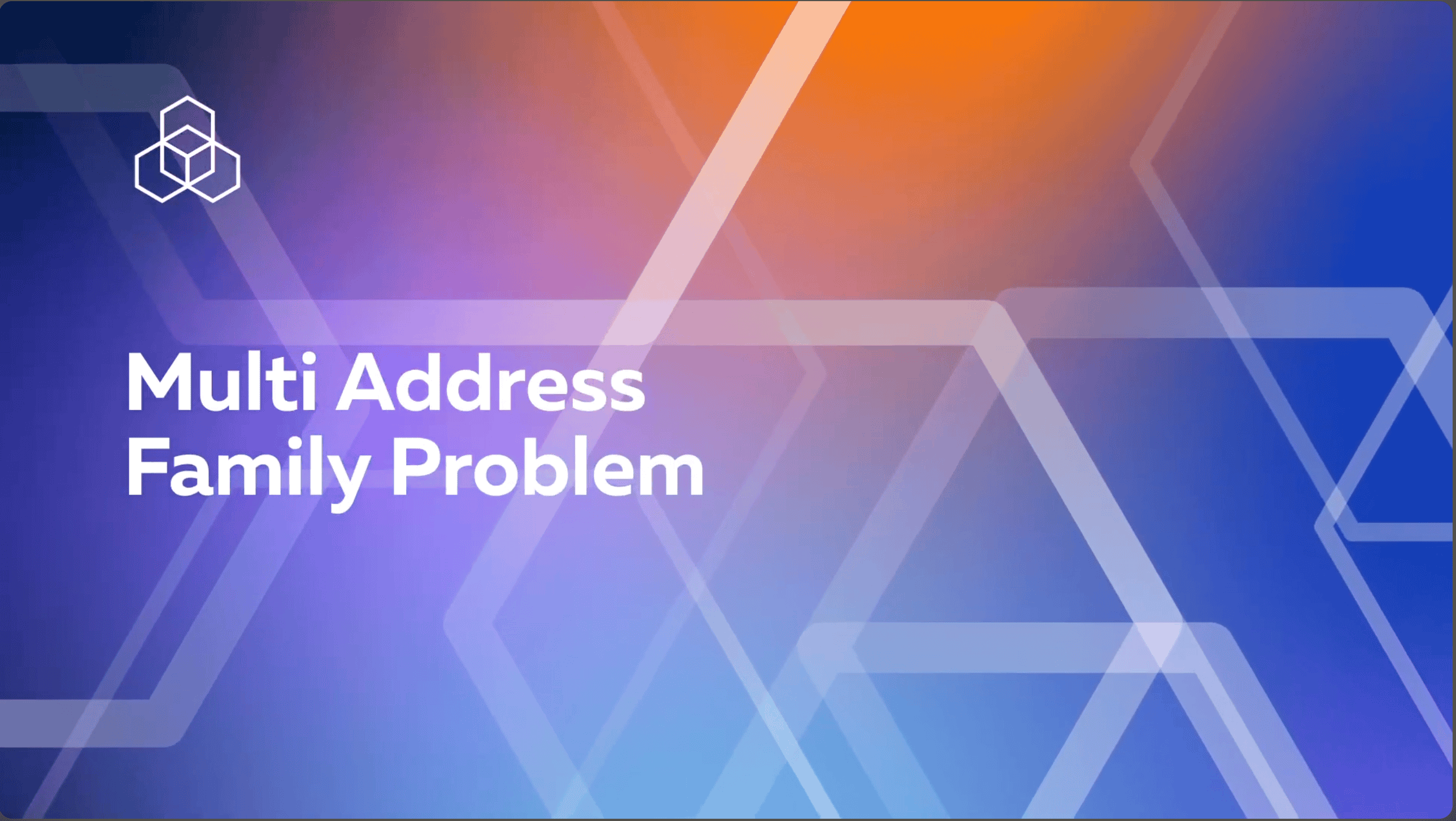 Multi Address Family Problem